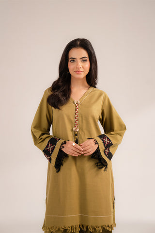 2 Piece Slub Khaddar Solid (CP0256)