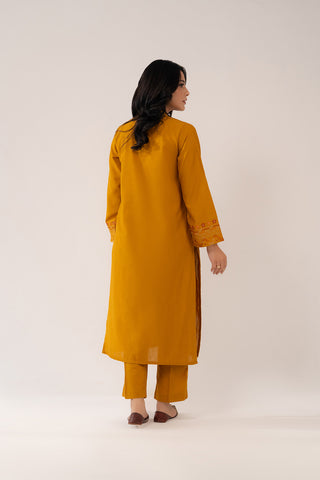 2 Piece Slub Khaddar Embroidered (CP0259)