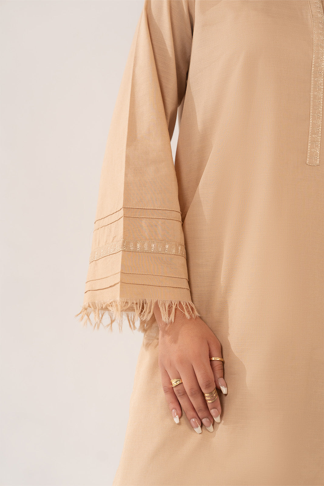 2 Piece Slub Khaddar Embroidered (CP0261)
