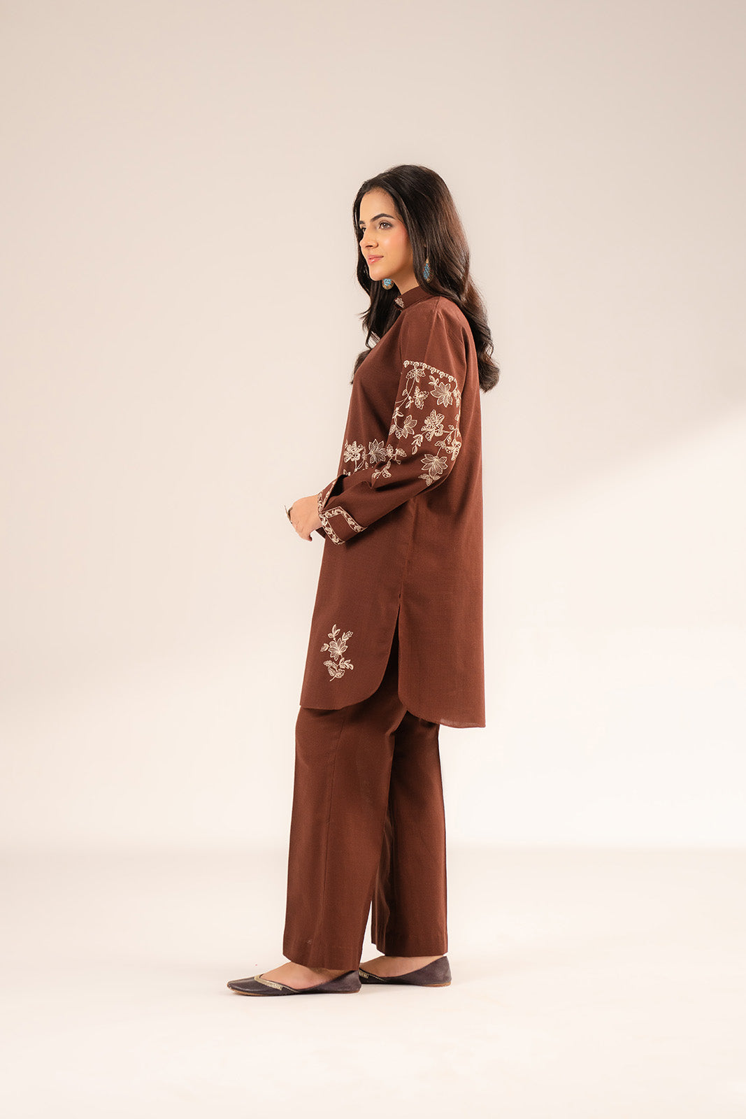2 Piece Slub Khaddar Embroidered (CP0263)