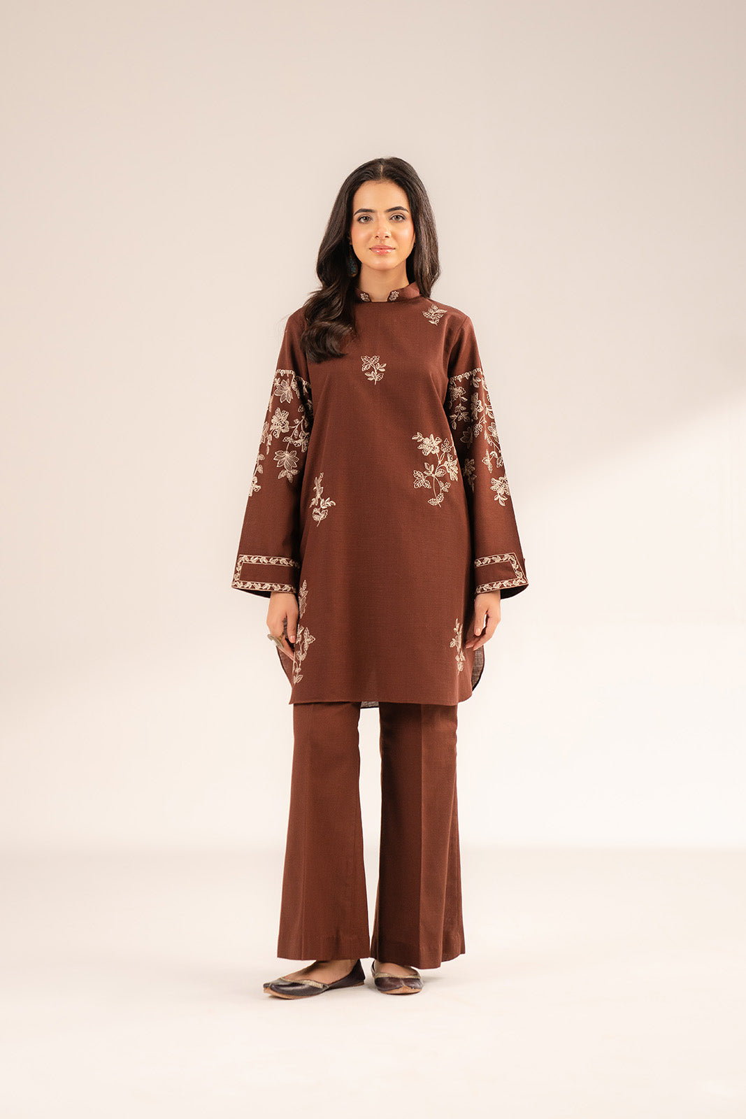 2 Piece Slub Khaddar Embroidered (CP0263)