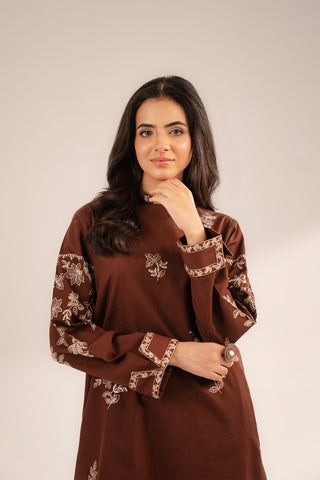 2 Piece Slub Khaddar Embroidered (CP0263)