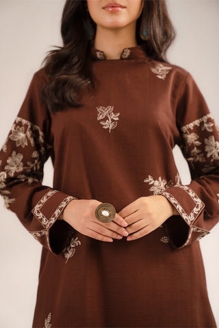2 Piece Slub Khaddar Embroidered (CP0263)