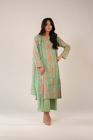 3 Piece Printed Slub Khaddar Printed (CP0266)