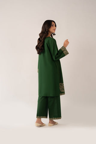 2 Piece Slub Khaddar Embroidered Suit (CP0268)