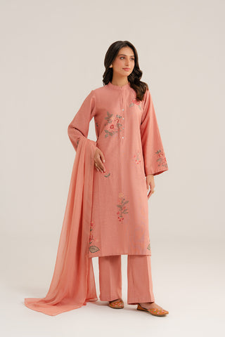 3 Piece Cotton Karandi Embroidered (CP0269)