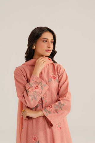 3 Piece Cotton Karandi Embroidered (CP0269)
