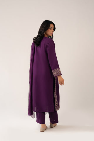 3 Piece Cotton Karandi Embroidered (CP0271)