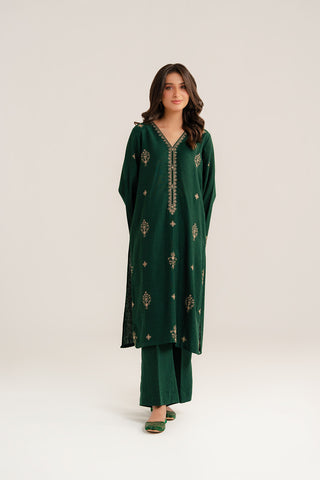 2 Piece Cotton Karandi Embroidered (CP0272)