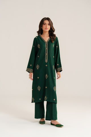 2 Piece Cotton Karandi Embroidered (CP0272)