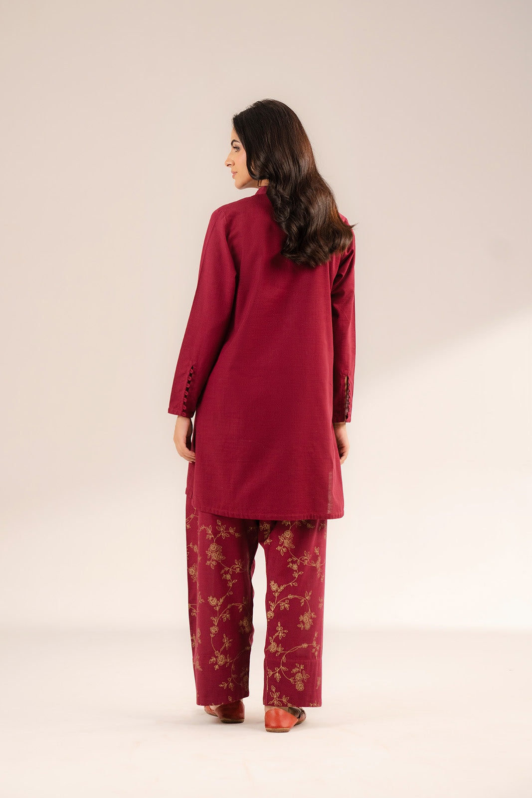 2 Piece Slub Khaddar Solid (CP0276)