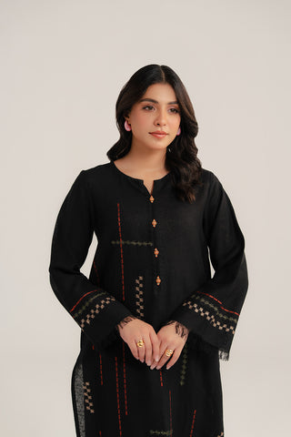 2 Piece Cotton Karandi Embroidered Suit (CP0279)