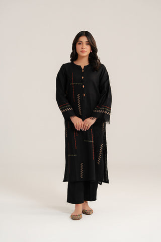 2 Piece Cotton Karandi Embroidered Suit (CP0279)
