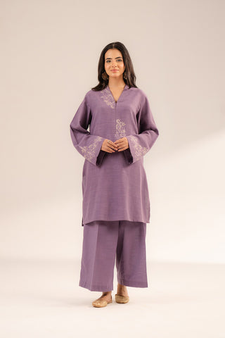 2 Piece Slub Khaddar Embroidered Suit (CP0282)