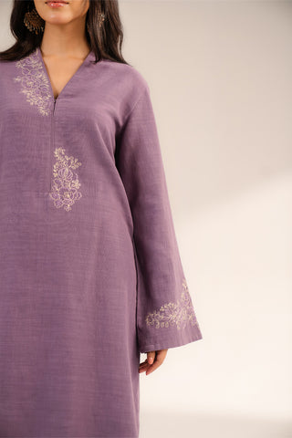 2 Piece Slub Khaddar Embroidered Suit (CP0282)