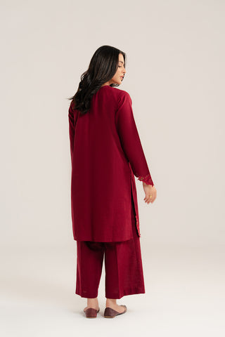 2 Piece Slub Khaddar Embroidered Suit (CP0283)
