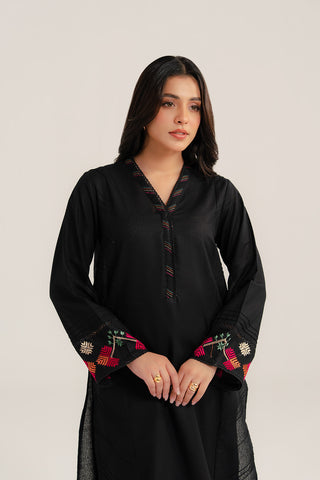 2 Piece Lawn Karandi Embroidered Suit (CP0285)
