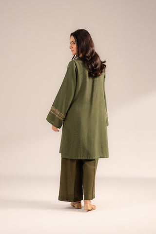 2 Piece Slub Khaddar Embroidered Suit (CP0288)