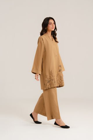 2 Piece Slub Khaddar Embroidered Suit (CP0290)