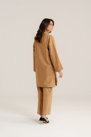 2 Piece Slub Khaddar Embroidered Suit (CP0290)