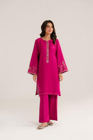 2 Piece Cotton Karandi Embroidered Suit (CP0293)