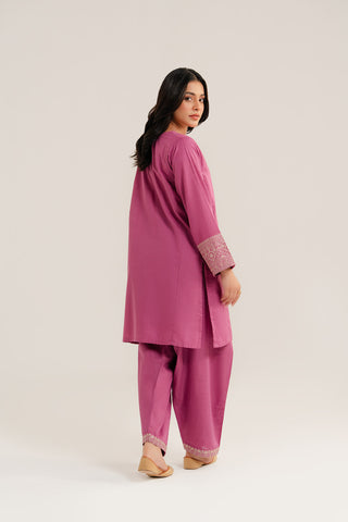 2 Piece Slub Khaddar Embroidered Suit (CP0294)