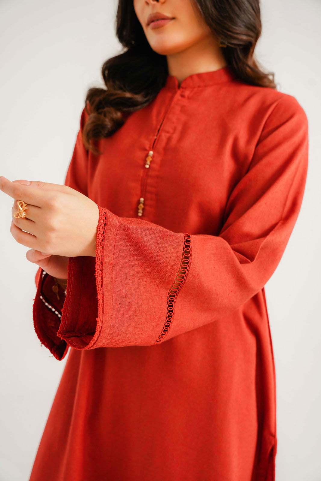 2 Piece Cotton Karandi Embroidered Suit (CP0307)