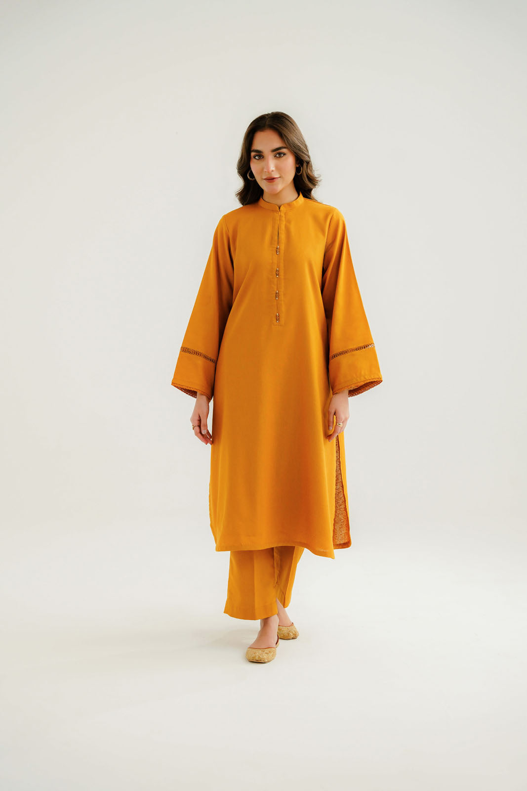 2 Piece Cotton Karandi Embroidered Suit (CP0308)