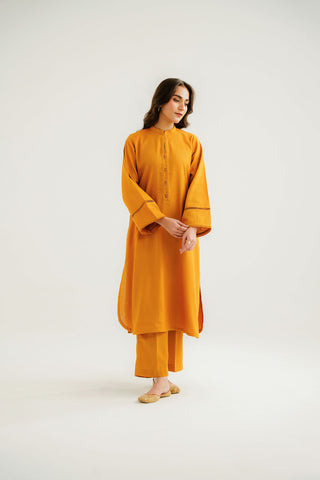 2 Piece Cotton Karandi Embroidered Suit (CP0308)