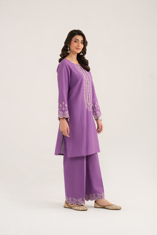 2 Piece Slub Khaddar Embroidered (CP0310)