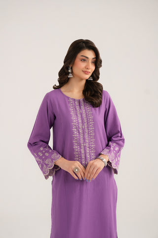 2 Piece Slub Khaddar Embroidered (CP0310)