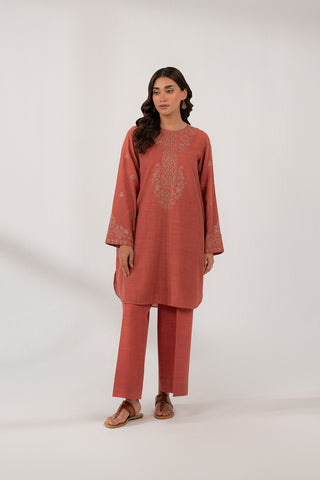 2 Piece Slub Khaddar Embroidered Suit (CP0316)