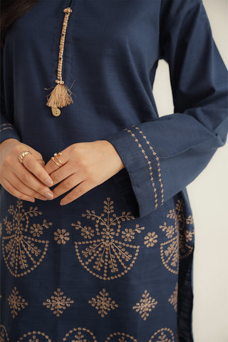 2 Piece Slub Khaddar Embroidered (CP0323)