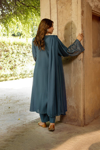 3 Piece Lawn Karandi Embroidered Suit (CS0328)