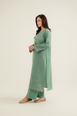 2 Piece Cotton Karandi Embroidered Suit (CP0330)