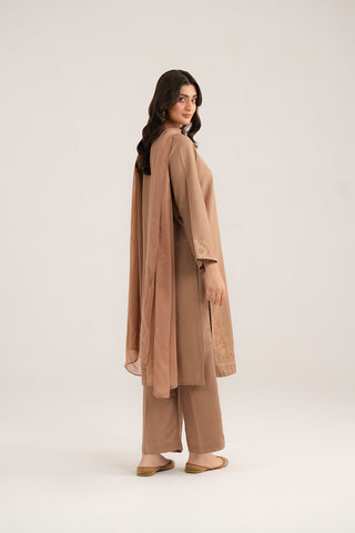 3 Piece Cotton Karandi Embroidered (CP0331)