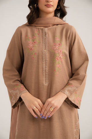 3 Piece Cotton Karandi Embroidered (CP0331)