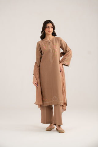 3 Piece Cotton Karandi Embroidered (CP0331)