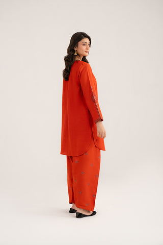 2 Piece Cotton Karandi Embroidered Suit (CP0334)