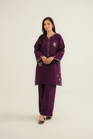 2 Piece Cotton Karandi Embroidered Suit (CP0342)