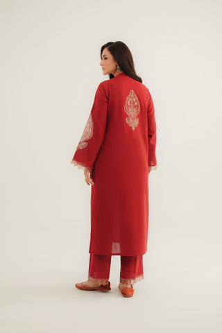 2 Piece Cotton Karandi Embroidered Suit (CP0344)