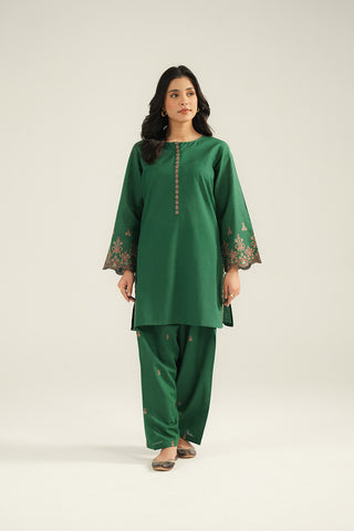 2 Piece Slub Khaddar Embroidered (CP0347)