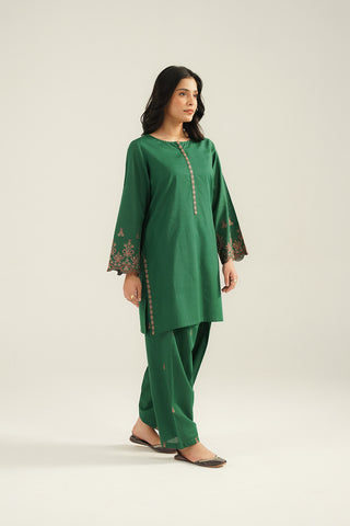 2 Piece Slub Khaddar Embroidered (CP0347)