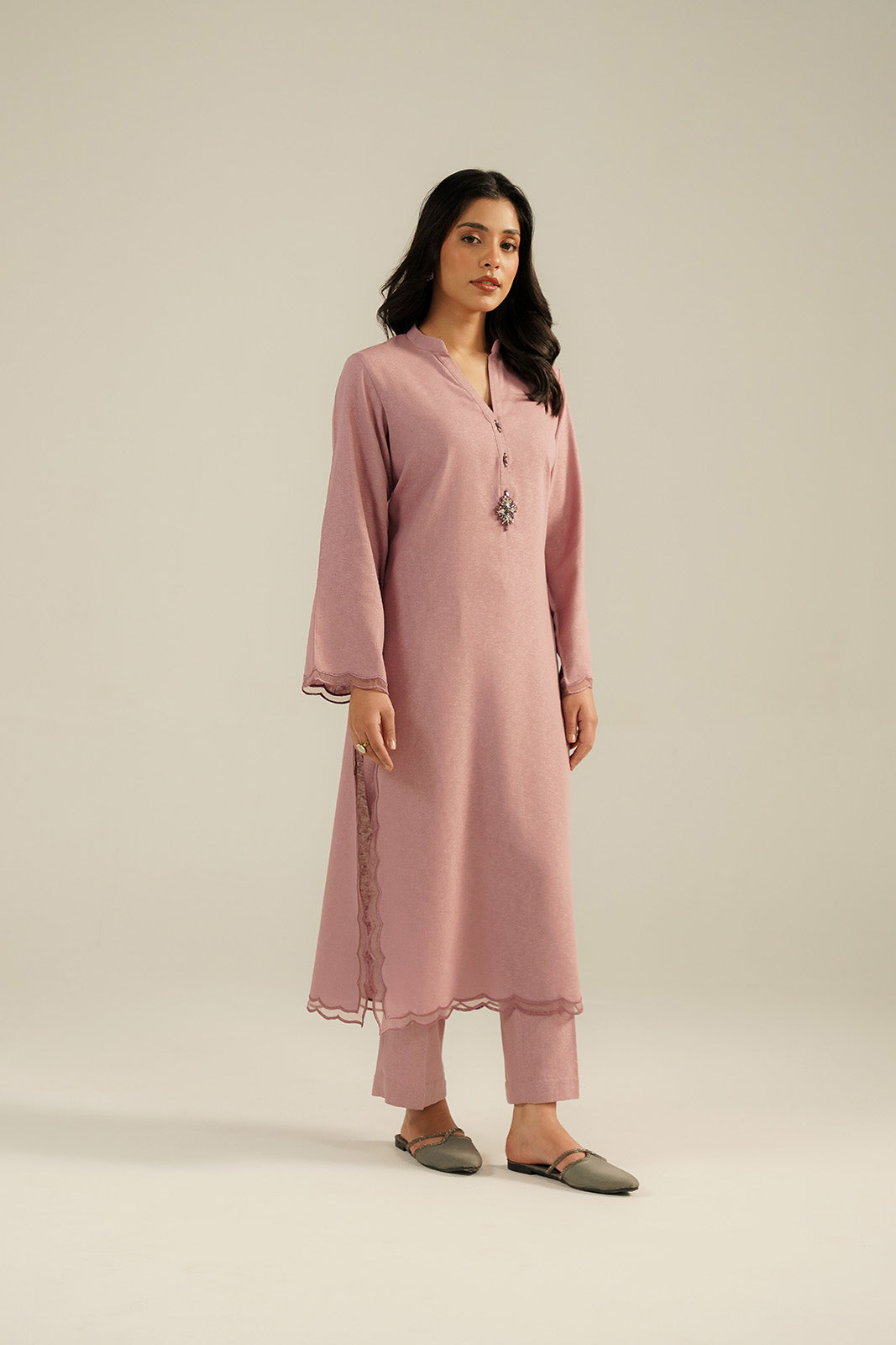 2 Piece Cotton Karandi Solid Suit (CP0348)