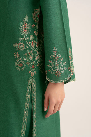 2 Piece Cotton Karandi Embroidered Suit (CP0349)