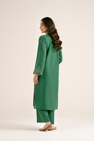 2 Piece Cotton Karandi Embroidered Suit (CP0349)