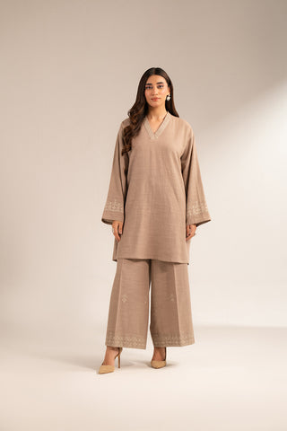 2 Piece Slub Khaddar Embroidered (CP0350)