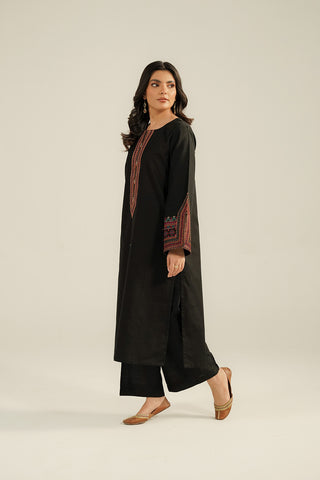 2 Piece Slub Khaddar Embroidered Suit (CP0351)