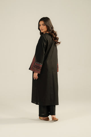 2 Piece Slub Khaddar Embroidered Suit (CP0351)