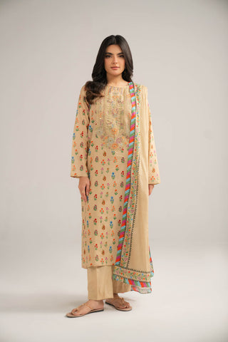 3 Piece Printed Lawn Embroidered Suit (CP0352)